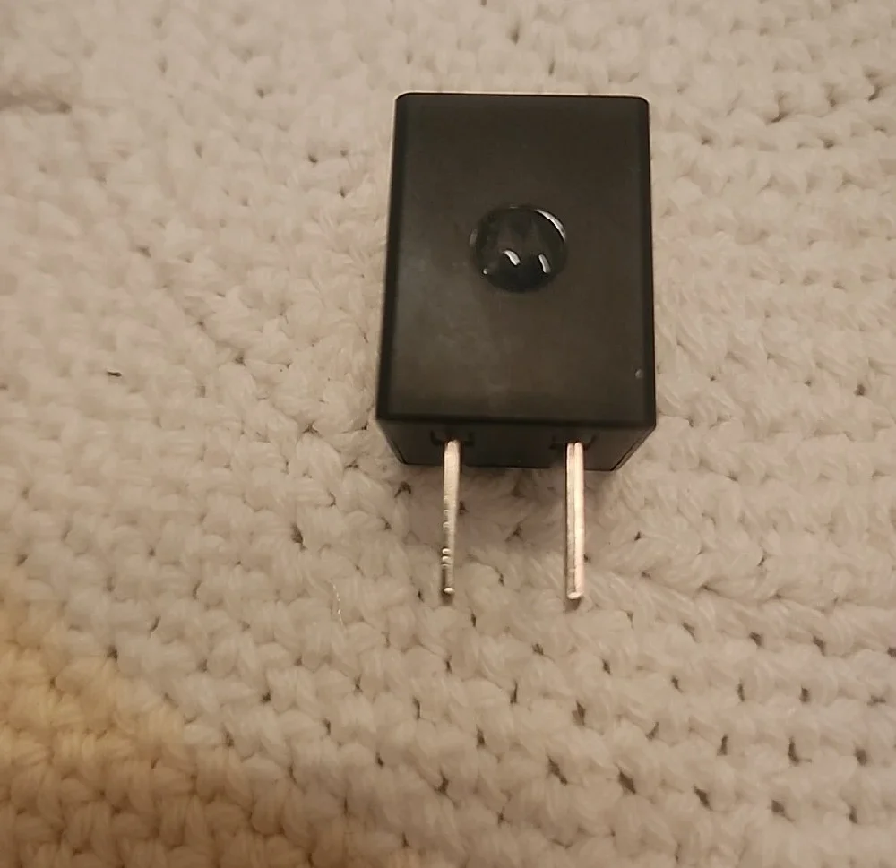 Motorola Dual USB Wall Charger Adapter - Black